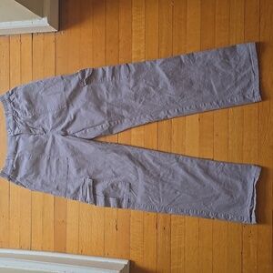 Lepunuo, High Waisted Cargo Pants, Casual Pants Baggy, Wide Leg, EUC, Women's M